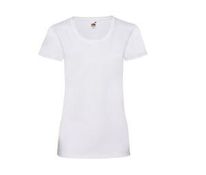 Fruit of the Loom SC600 - Camiseta feminina de algodão com ajuste para senhora