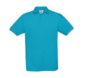 B&C BC410 - Camisa polo masculina de algodão açafrão