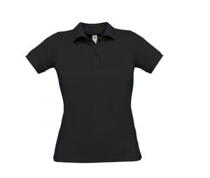 B&C BC412 - Polo De Mulher Safran Pure Preto