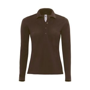 B&C BC426 - Safran Camisa Polo Feminina Castanho escuro