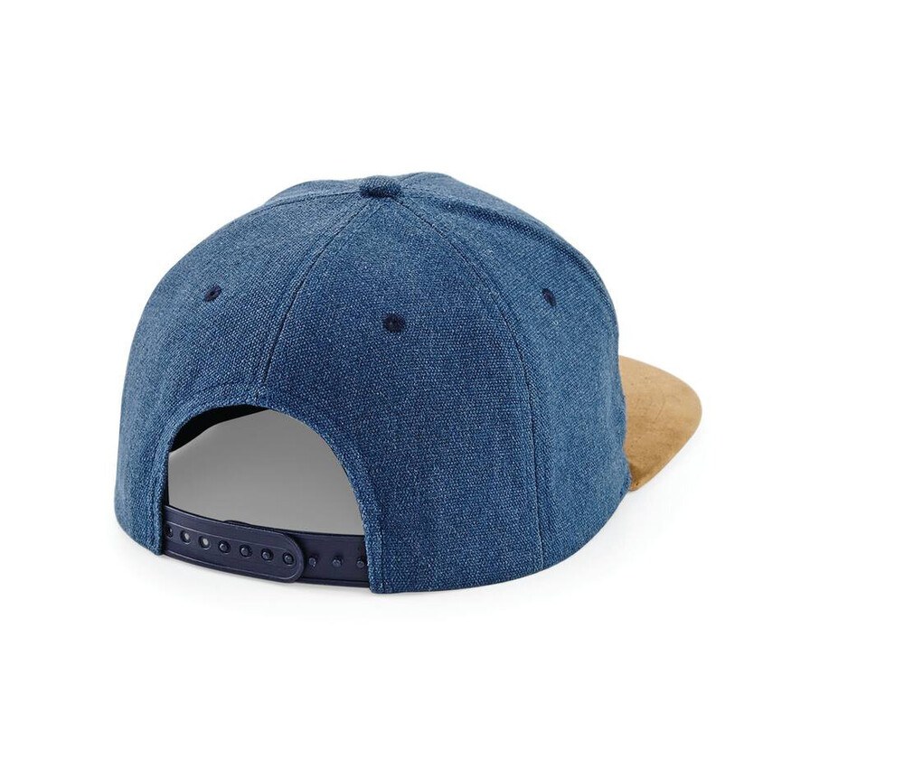 Beechfield BF668 - Snapback com Pala de Camurça