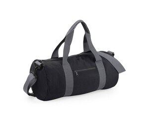 Bag Base BG144 - Saco de viagem Saco de barril Black/Grey