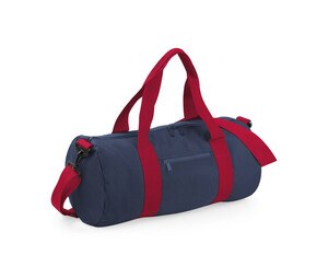 Bag Base BG144 - Saco de viagem Saco de barril French Navy/Classic Red