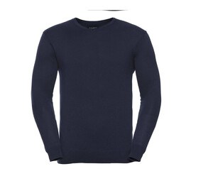 Russell Collection JZ710 - Pullover com gola em V