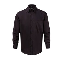 Russell Collection JZ956 - Camisa masculina não ferro