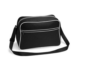 Bag Base BG140 - Bolsa retrô Preto / Branco