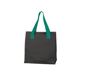 Black&Match BM900 - Bolsa de compras Black/Kelly Green