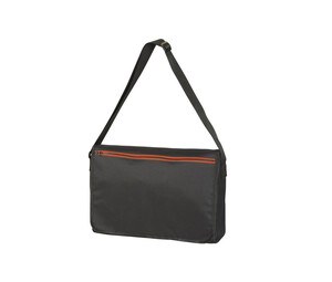 Black&Match BM902 - Bolsa mensageira Black/Orange