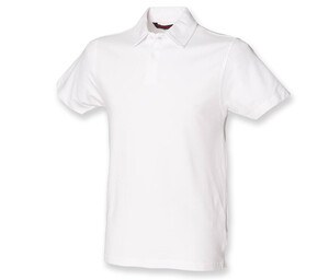 Skinnifit SFM42 - Camisa de pólo elástico masculino Branco