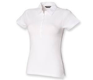 Skinnifit SK042 - Camisa polo feminina Branco