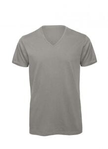 B&C BC044 - Camiseta de algodão orgânico masculino Cinzento claro