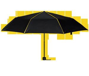 Black&Match BM920 - Mini guarda -chuva dobrável Black/Gold
