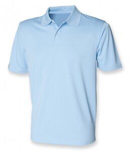 Henbury H475 - Camisa Polo Para Homem - Coolplus® Light Blue