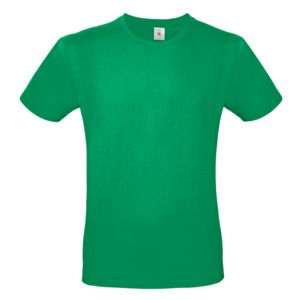 B&C BC01T - Camiseta masculina 100% algodão Verde dos prados