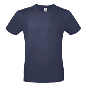 B&C BC01T - Camiseta masculina 100% algodão Urban Navy