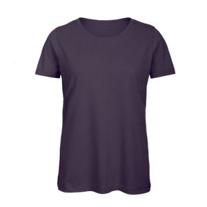 B&C BC02T - Camiseta feminina 100% algodão Urban Purple