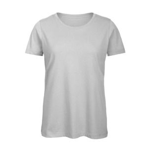 B&C BC02T - Camiseta feminina 100% algodão Cinzas