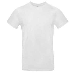 B&C BC03T - Camiseta masculina 100% algodão Branco