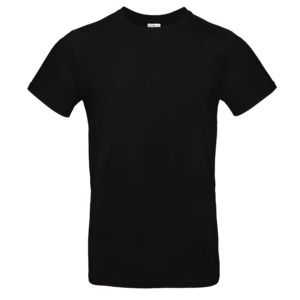 B&C BC03T - Camiseta masculina 100% algodão Preto