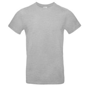 B&C BC03T - Camiseta masculina 100% algodão Cinzas