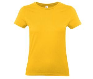 B&C BC04T - Camiseta Feminina 100% Algodão Amarelo
