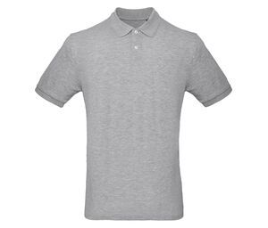 B&C BC400 - Camisa polo masculina 100% orgânica Cinzento matizado