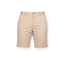 Front row FR606 - Senhoras esticam shorts chino Stone