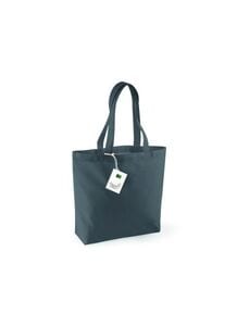 Westford Mill WM180 - Sacola de para Mulher - Organic cotton shopper Graphite Grey