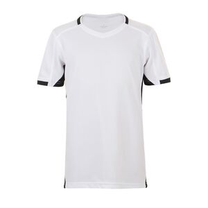 SOL'S 01719 - CLASSICO KIDS T Shirt Com Contraste Para Criança Branco / Preto