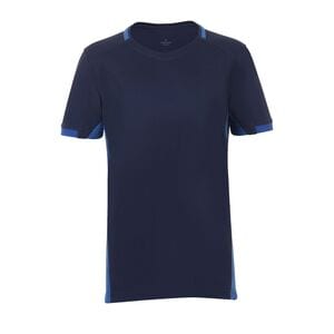 SOL'S 01719 - CLASSICO KIDS T Shirt Com Contraste Para Criança Azul profundo / Real