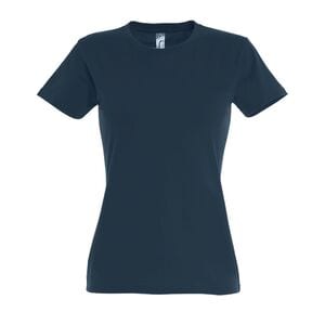 SOL'S 11502 - Imperial WOMEN T Shirt De Gola Redonda Para Senhora Azul petróleo