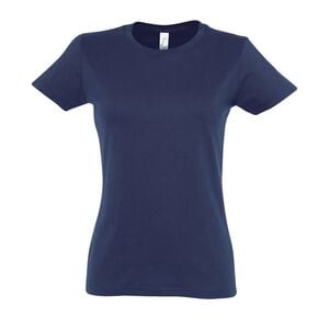 SOL'S 11502 - Imperial WOMEN T Shirt De Gola Redonda Para Senhora Azul profundo