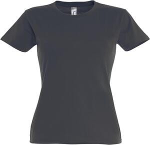 SOL'S 11502 - Imperial WOMEN T Shirt De Gola Redonda Para Senhora Cinzento ratinho
