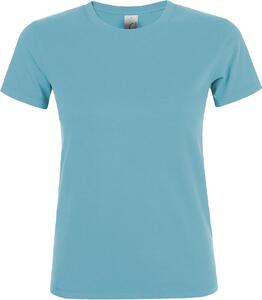 SOL'S 01825 - REGENT WOMEN T Shirt De Gola Redonda Para Senhora Azul atol