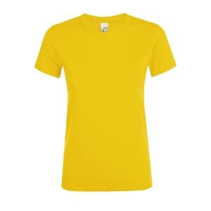 SOL'S 01825 - REGENT WOMEN T Shirt De Gola Redonda Para Senhora Amarelo