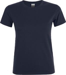 SOL'S 01825 - REGENT WOMEN T Shirt De Gola Redonda Para Senhora Azul marinho