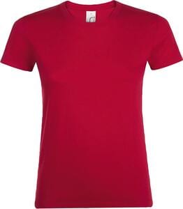 SOL'S 01825 - REGENT WOMEN T Shirt De Gola Redonda Para Senhora Vermelho
