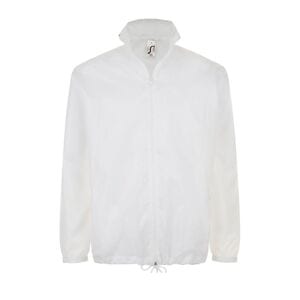 SOL'S 01618 - SHIFT Blusão Unissexo Impermeável Branco