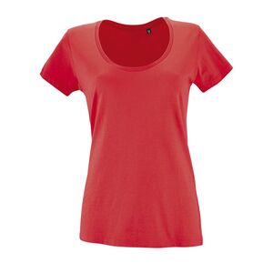 SOLS 02079 - Metropolitan T Shirt Com Decote Redondo Para Senhora