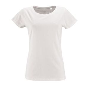 SOL'S 02077 - Milo Women T Shirt De Manga Curta Para Senhora Branco