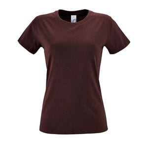 SOL'S 01825 - REGENT WOMEN T Shirt De Gola Redonda Para Senhora Borgonha