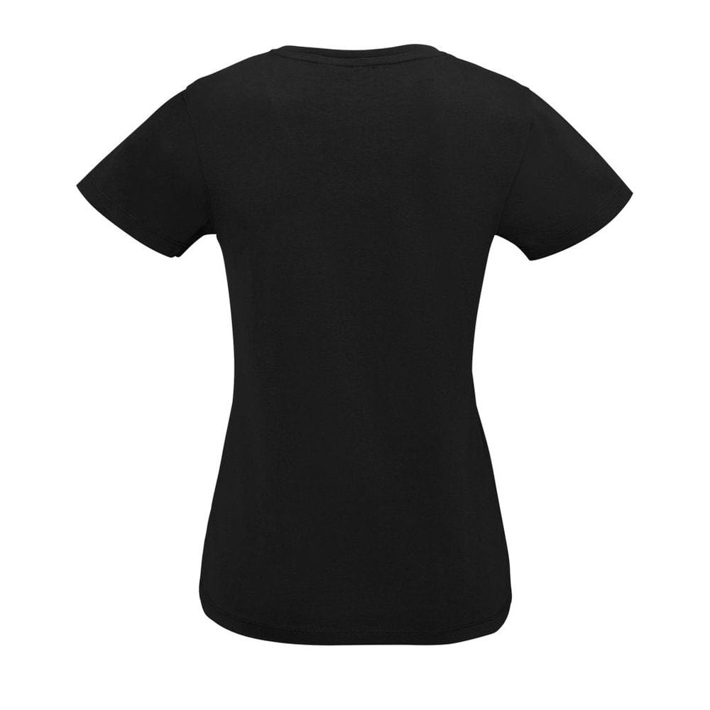 SOL'S 02941 - Imperial V Women T Shirt Com Gola Em "V" Para Senhora