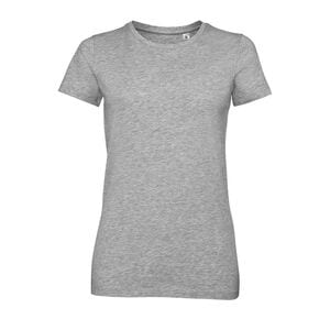 SOL'S 02946 - Millenium Women T Shirt De Gola Redonda Para Senhora Cinzento matizado