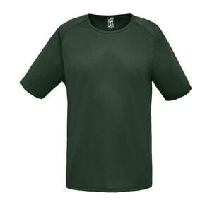 SOL'S 11939 - SPORTY T Shirt Com Manga Raglã Verde floresta