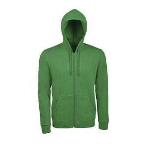 SOL'S 01714 - STONE Sweatshirt Unissexo Com Fecho Verde dos prados