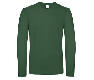 B&C BC05T - Camiseta masculina de mangas compridas Verde garrafa