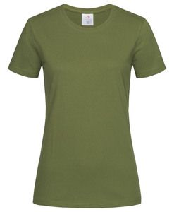 Stedman STE2600 - Camiseta clássica do pescoço feminino feminino Hunters Green