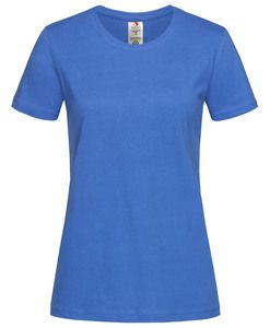 Stedman STE2620 - Camiseta clássica do pescoço redondo orgânico feminino Bright Royal