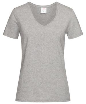 Stedman STE2700 - Camiseta clássica de decote em V feminino