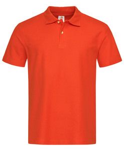 Stedman STE3000 - Camisa polo de mangas curtas masculinas Brilliant Orange
